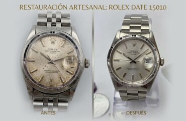 Restauración de un Rolex Oyster Perpetual Date 15010 Calibre 3035