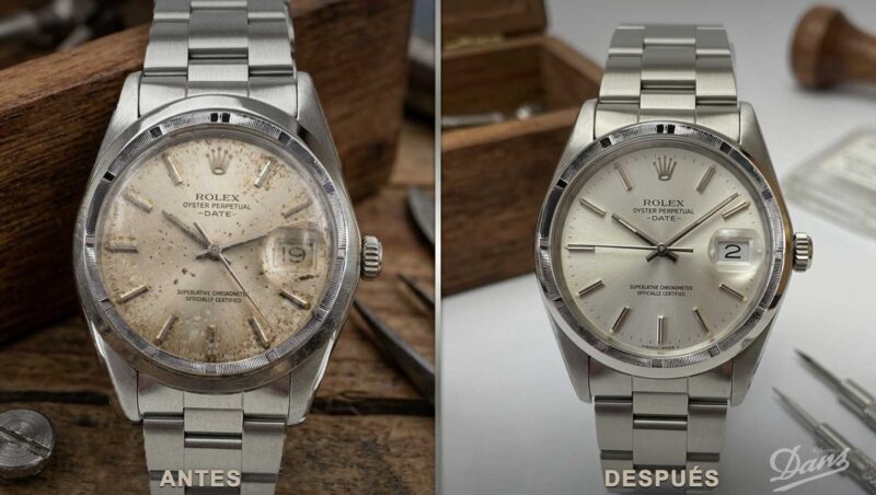 reparacion-rolex-date-15010-dans-3035-relojeros Restauración de un Rolex Oyster Perpetual Date 15010 Calibre 3035